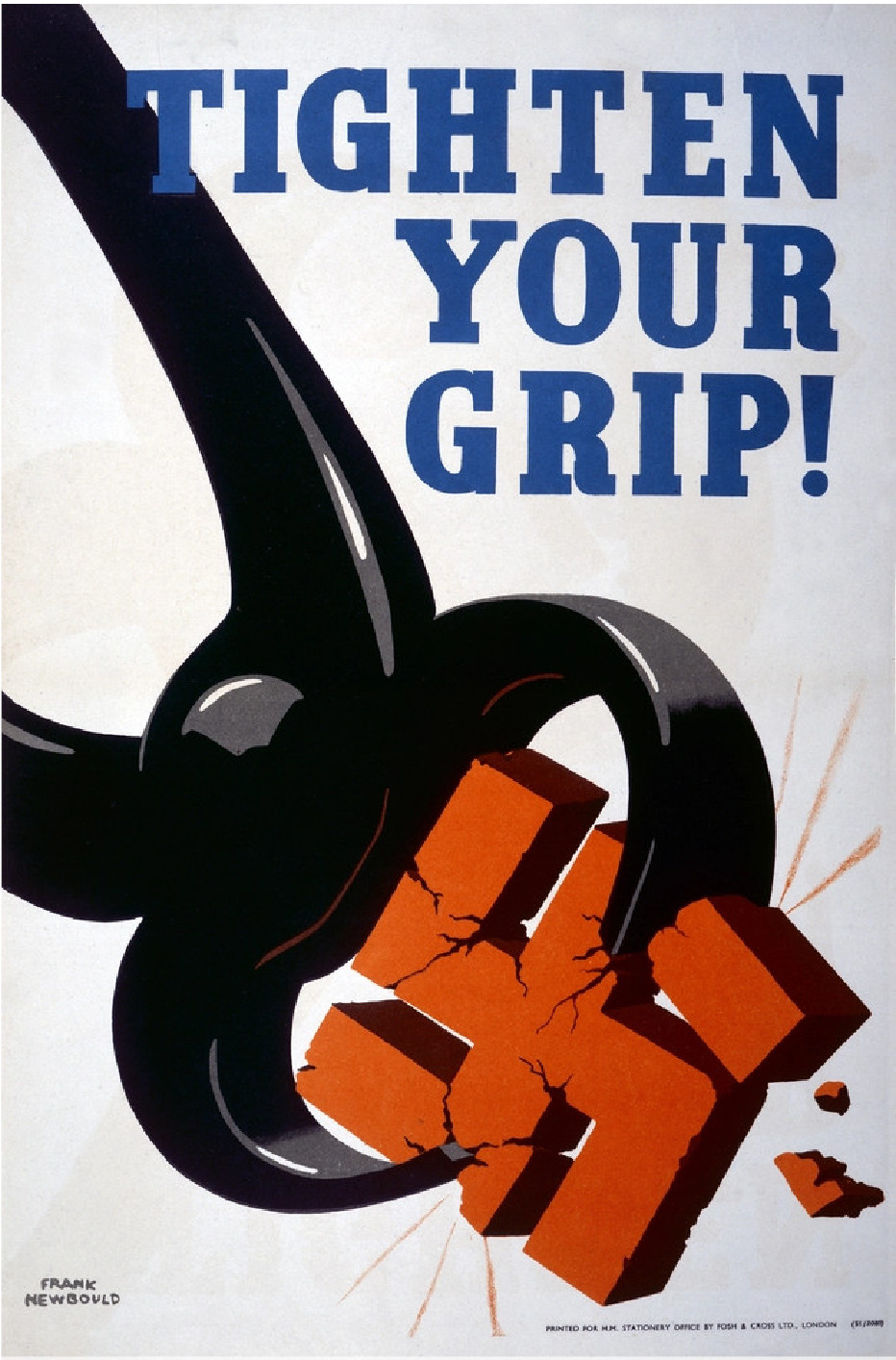Raster graphic of British anti-Nazi propaganda poster